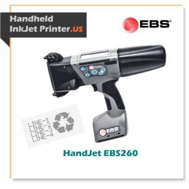 Handjet ebs-260 the Handjet Printer that replaces stencils and roll coders