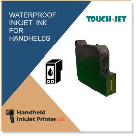 TouchJet Printer Black Inkjet Ink - Waterproof Handheld Inkjet Ink