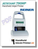 Datasheet Specs jetStamp 790MP Handheld Inkjet Printer