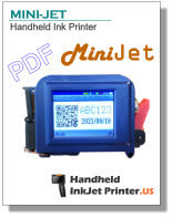 MiniJet Portable Printer Handheld Datasheet