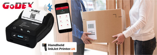 GoDex MX30i Mobile Printer at Industrial Site
