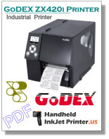 Industrial Printer GoDEX ZX420i Datasheet
