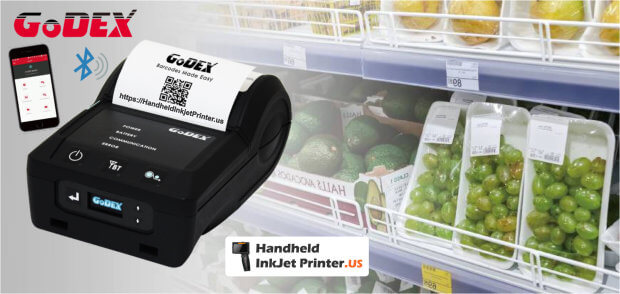 Mobile Portable Barcode Label Printer